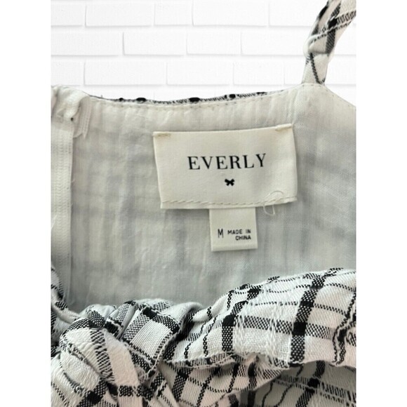 Everly Women's Medium‎ Dress Gingham Mini Bow - Picture 5 of 8